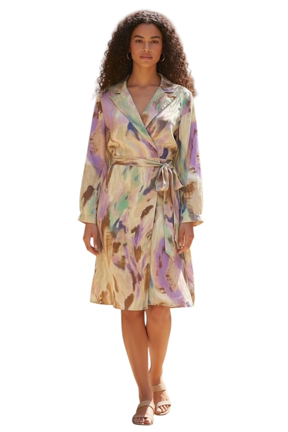 Dixie mehrfarbiges Chemisier-Kleid