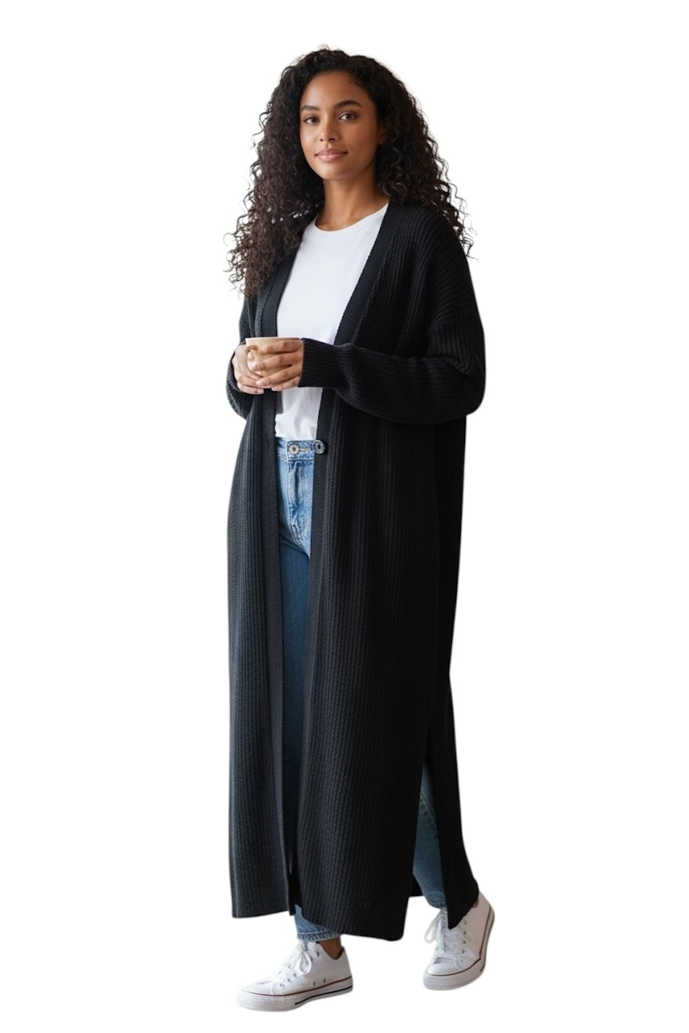 Kontatto black cardigan