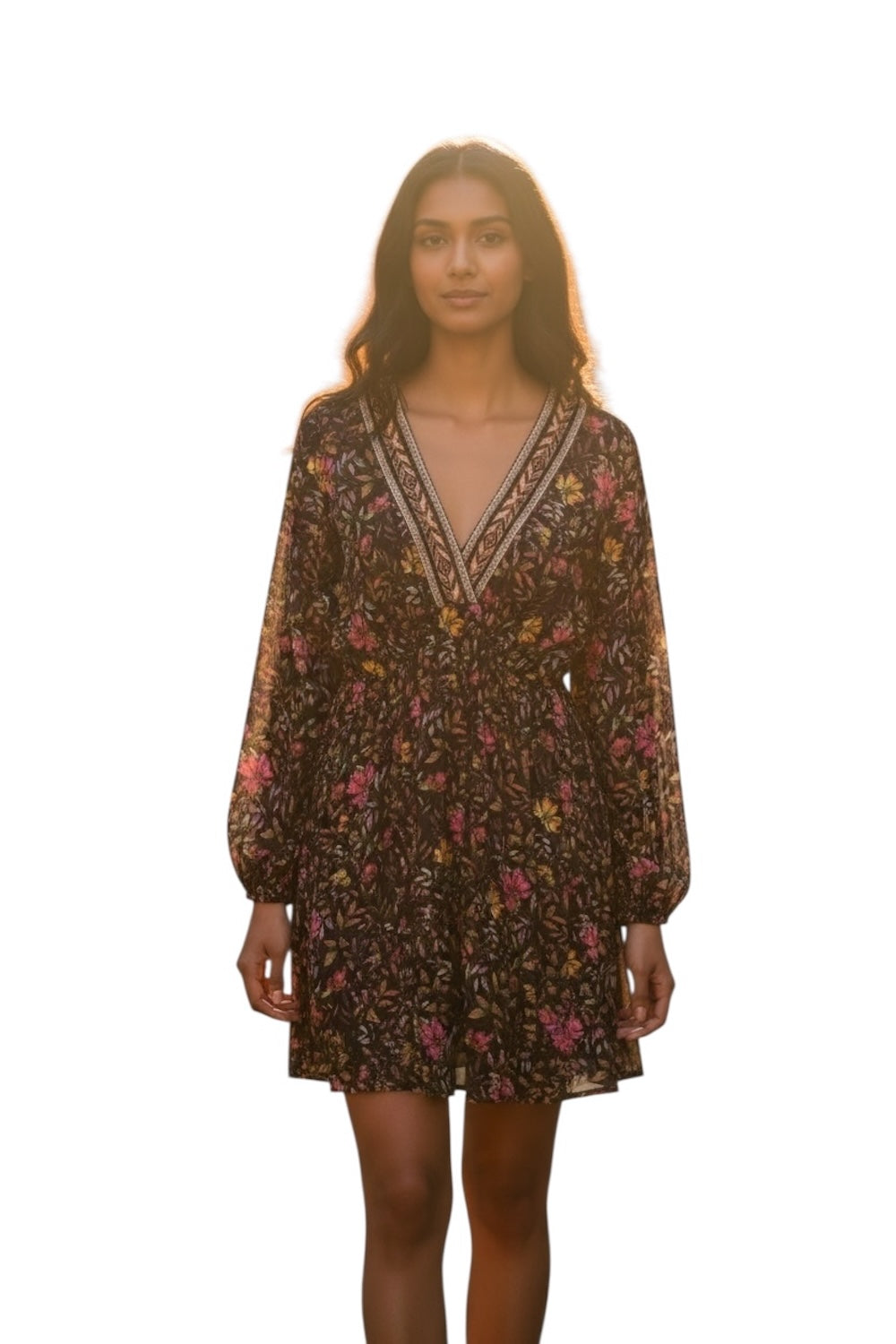 Dixie mehrfarbiges Kleid