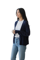 Kontatto blu cardigan