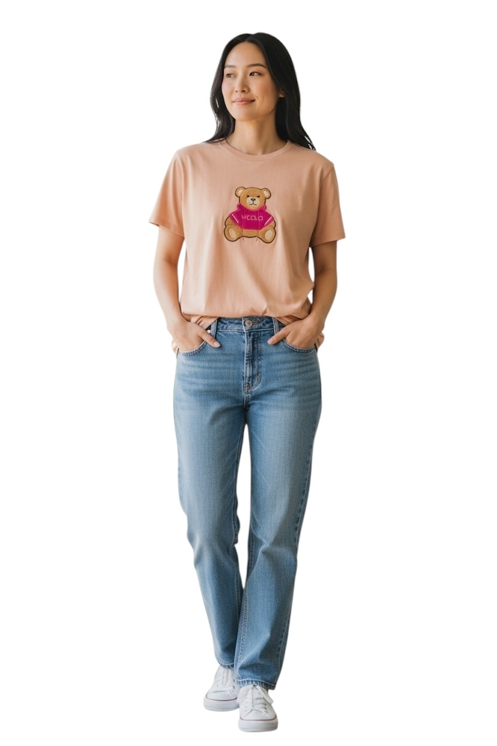 Vicolo bear pink t-shirt