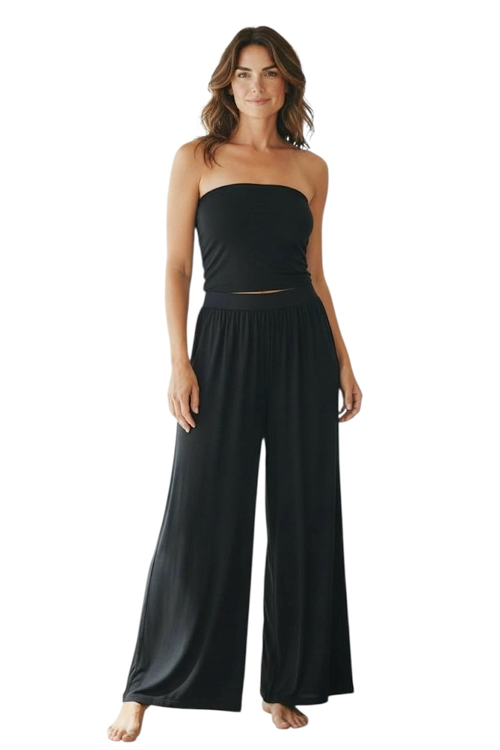 Vicolo black wide band top