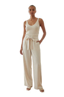 Saiph cremefarbene Hose