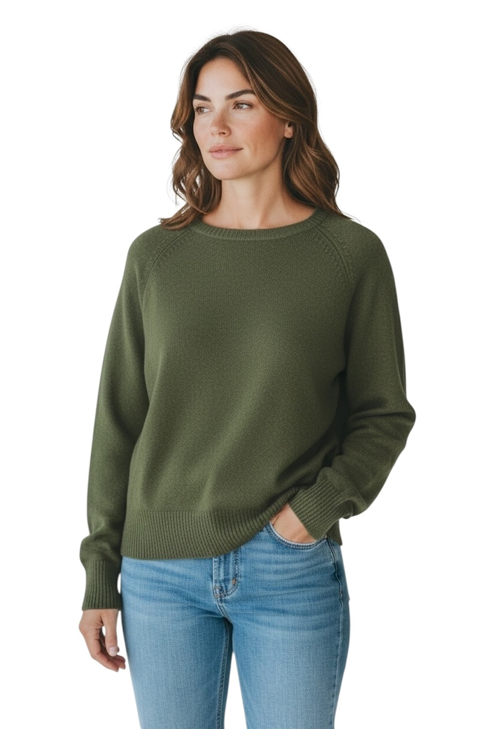 Vicolo green cashmere pullover