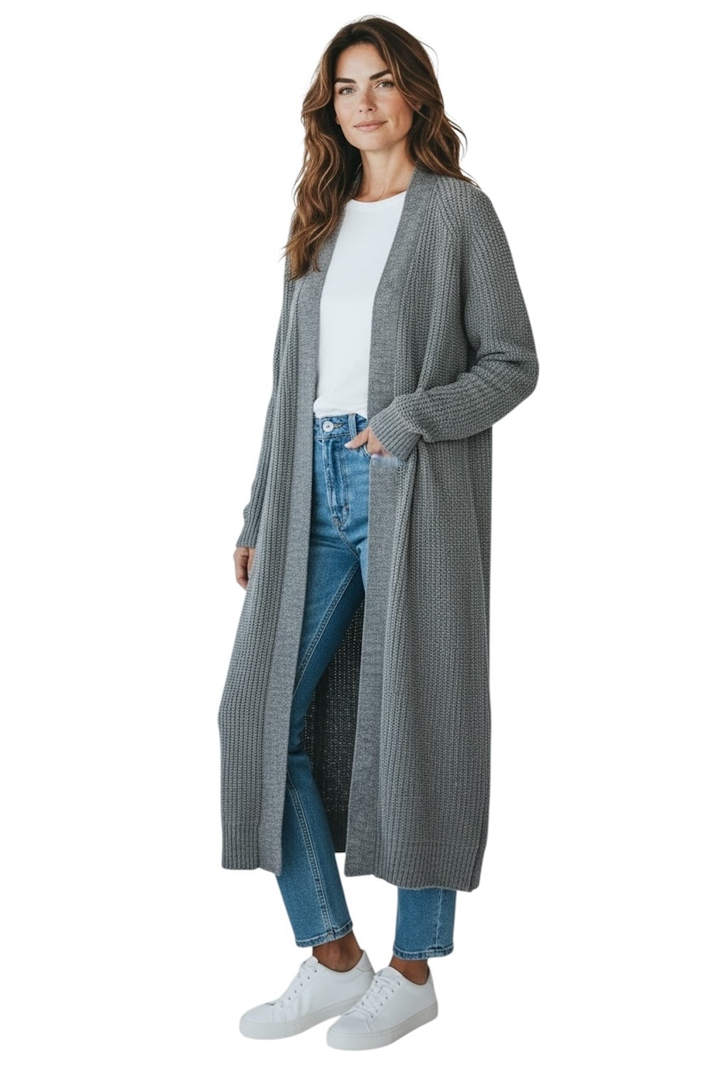 Vicolo dark grey cardigan