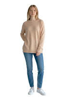 Vicolo long antique pink cashmere pullover