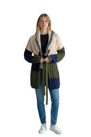 Kontatto green blue butter cardigan