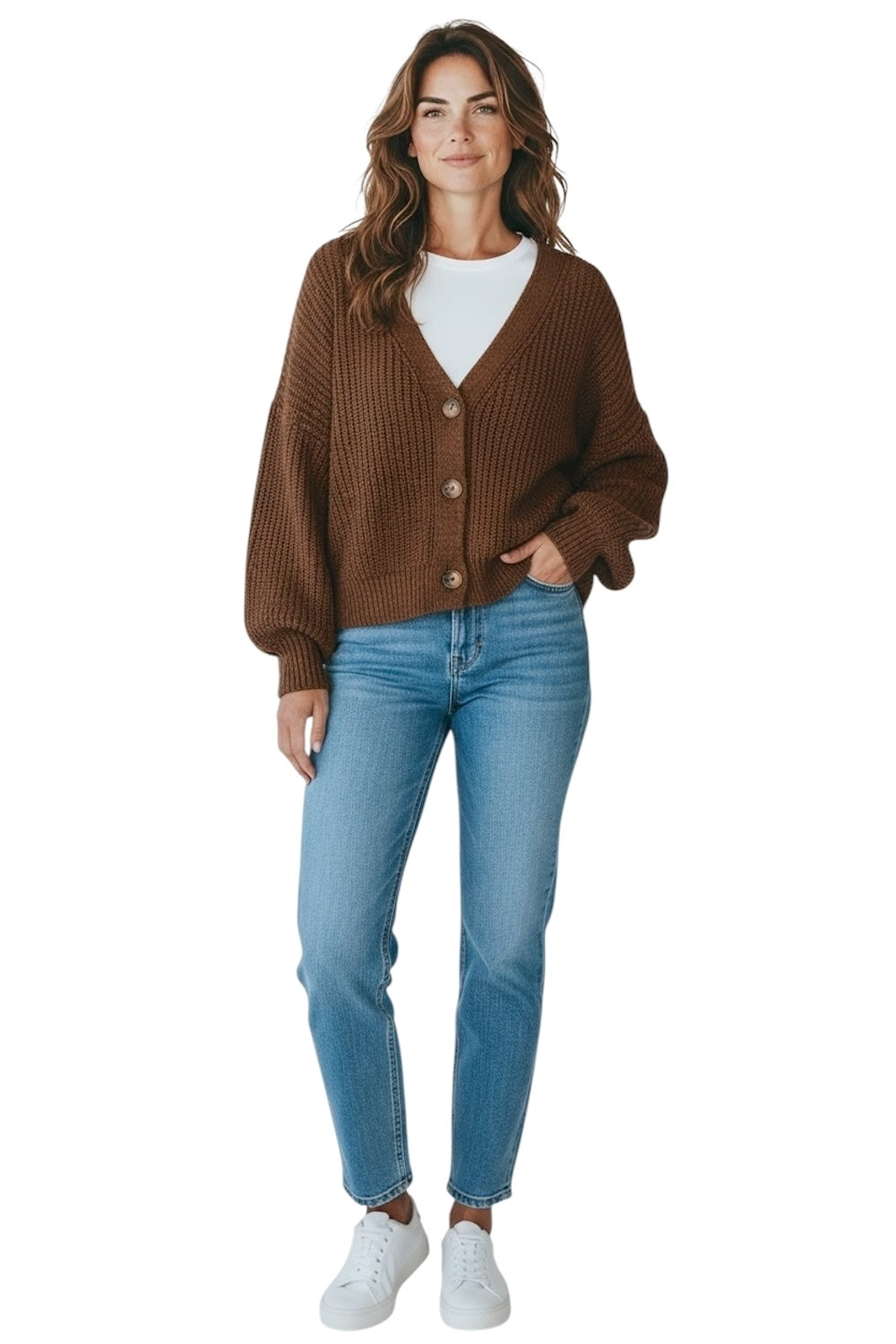 Saiph brown cardigan