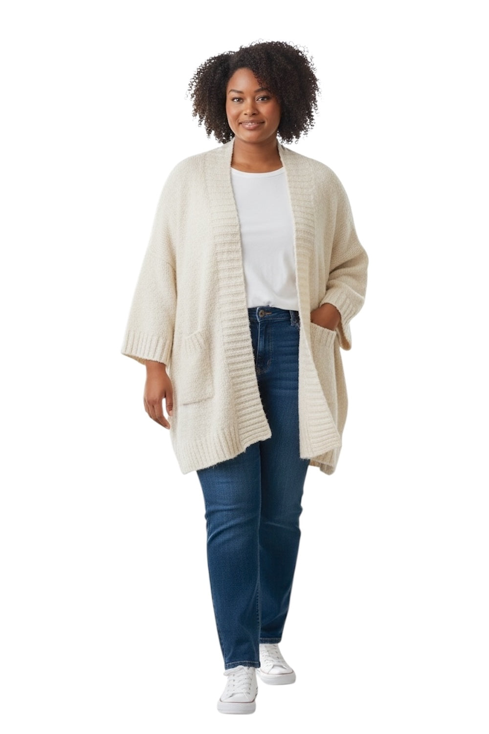 Susy Star cream oversize cardigan