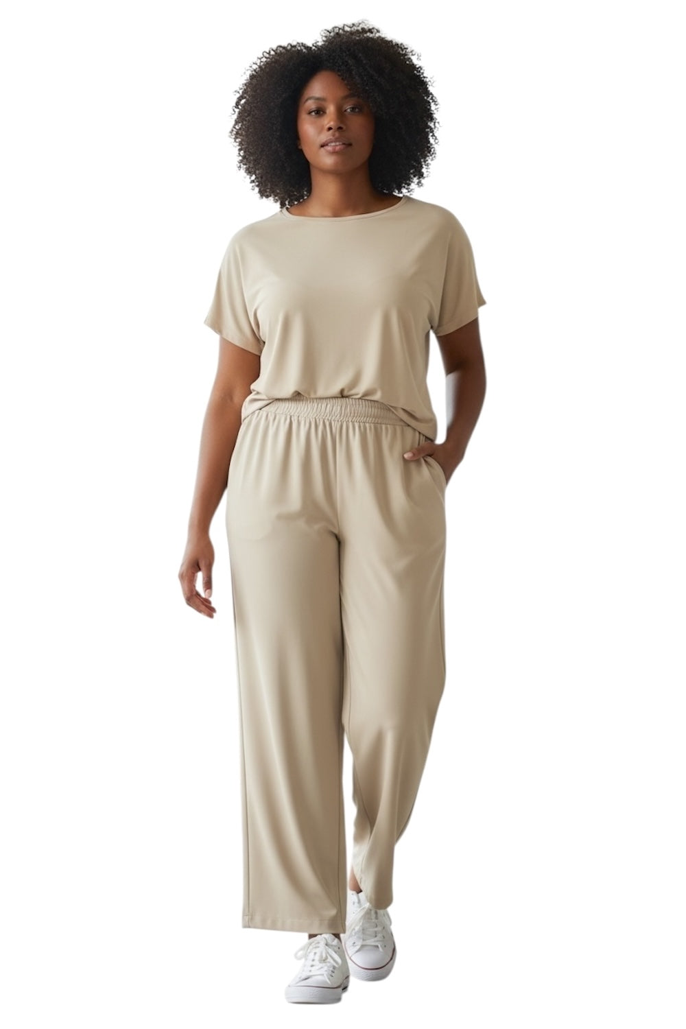 Susy Star beige oversize pants