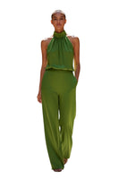 Dixie olivgrüne Latzhose