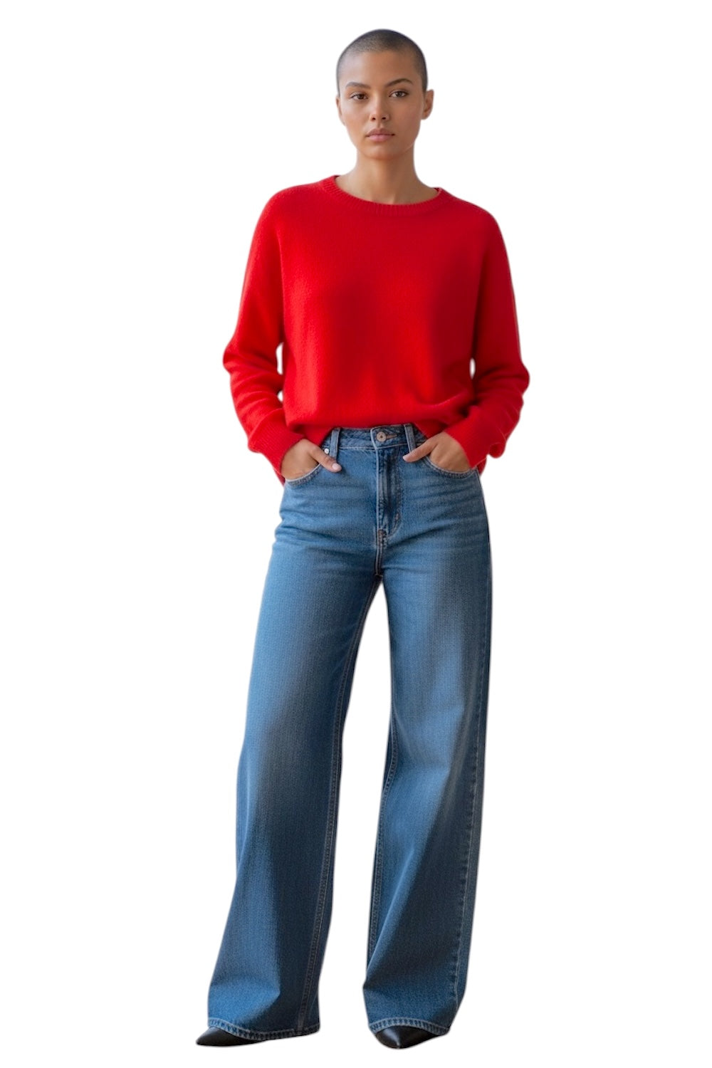 Vicolo red cashmere pullover