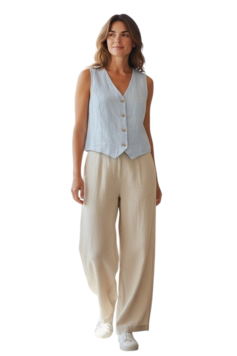 Le îls light blue vest