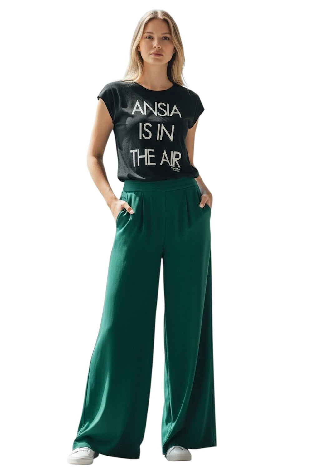 California Vintage ansia schwarzes T-Shirt