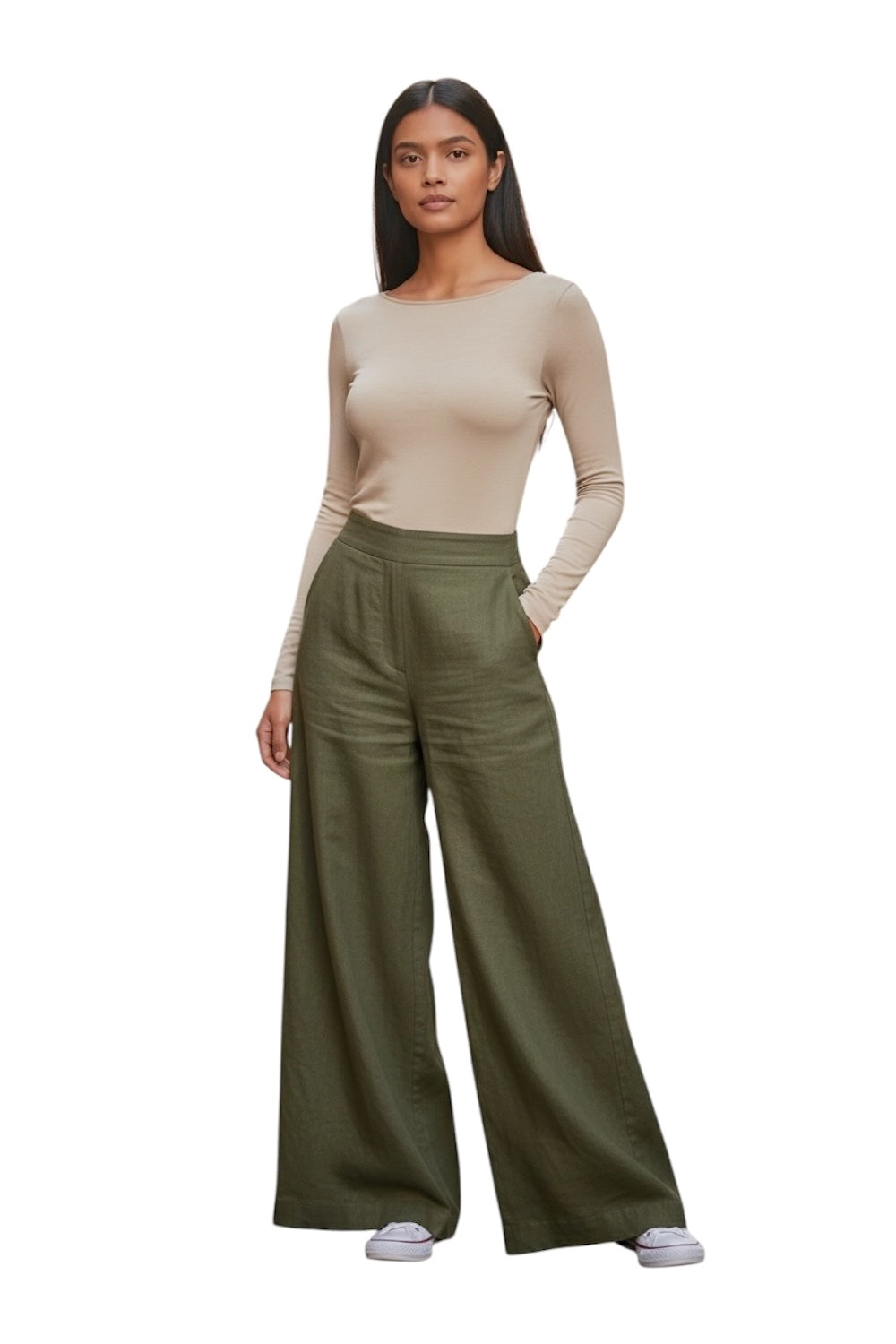 Le îls beige cashmere t-shirt