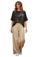 Le îls schwarzes T-Shirt