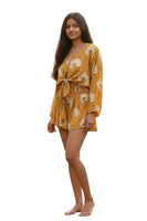 Camicia senape multicolore hindi