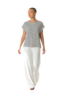 Vicolo black striped t-shirt