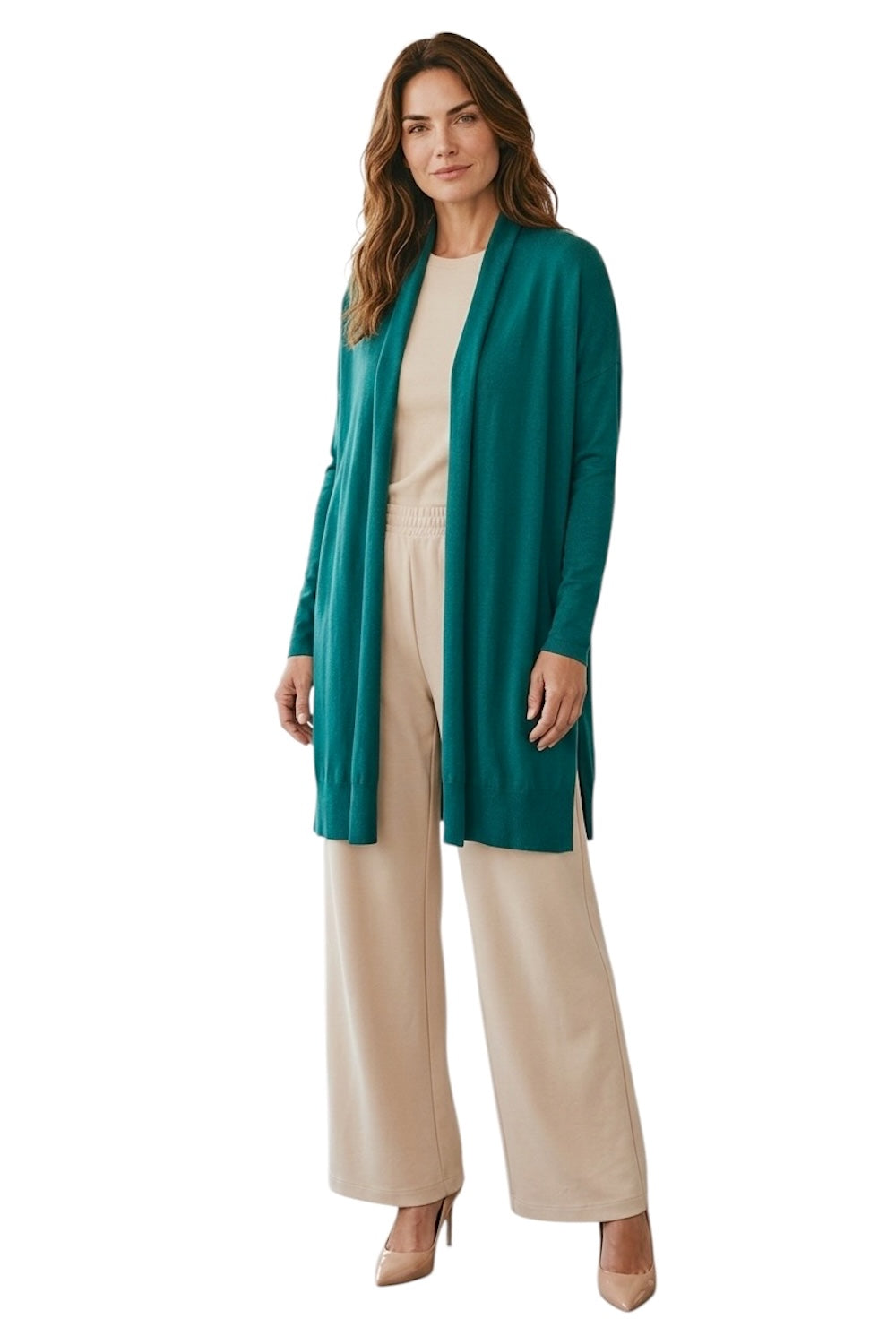Kontatto green cardigan
