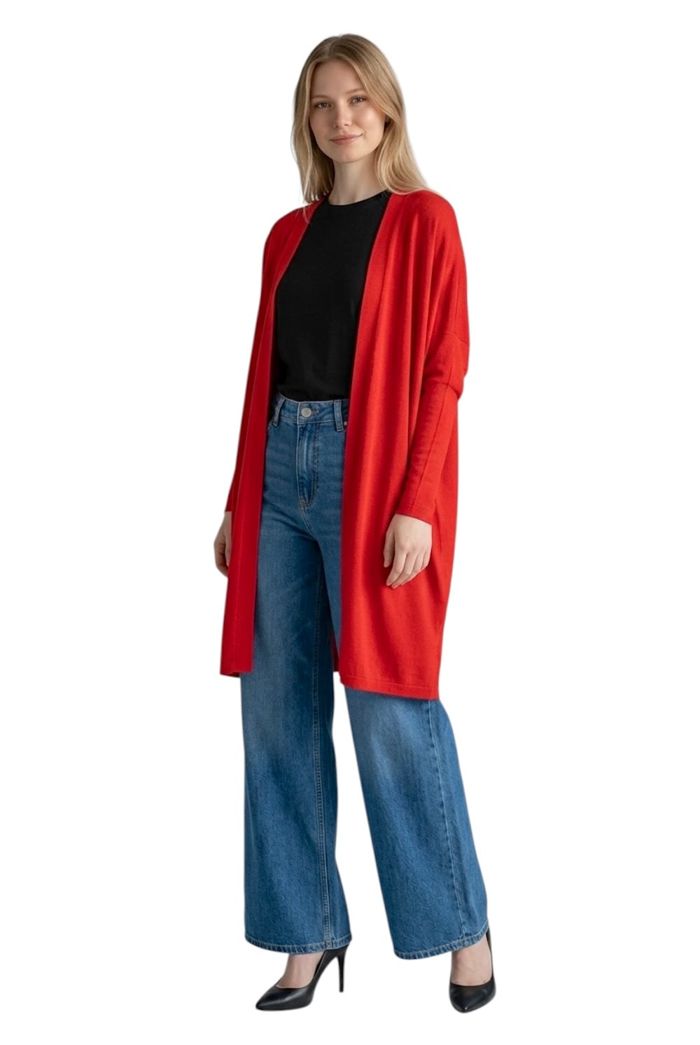 Kontatto red cardigan