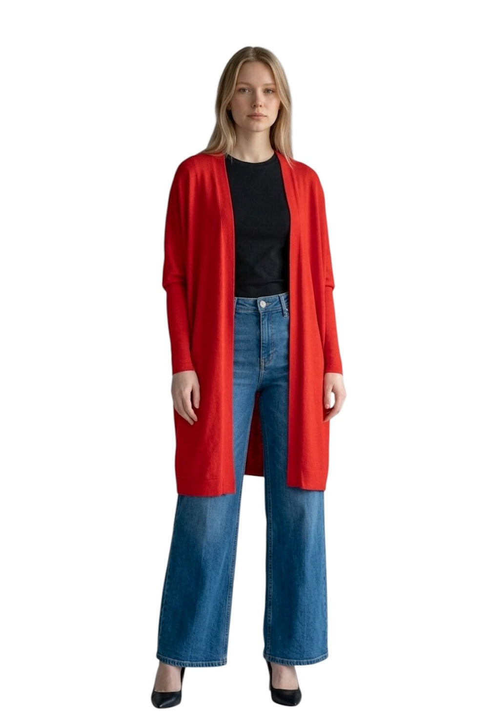 Kontatto red cardigan