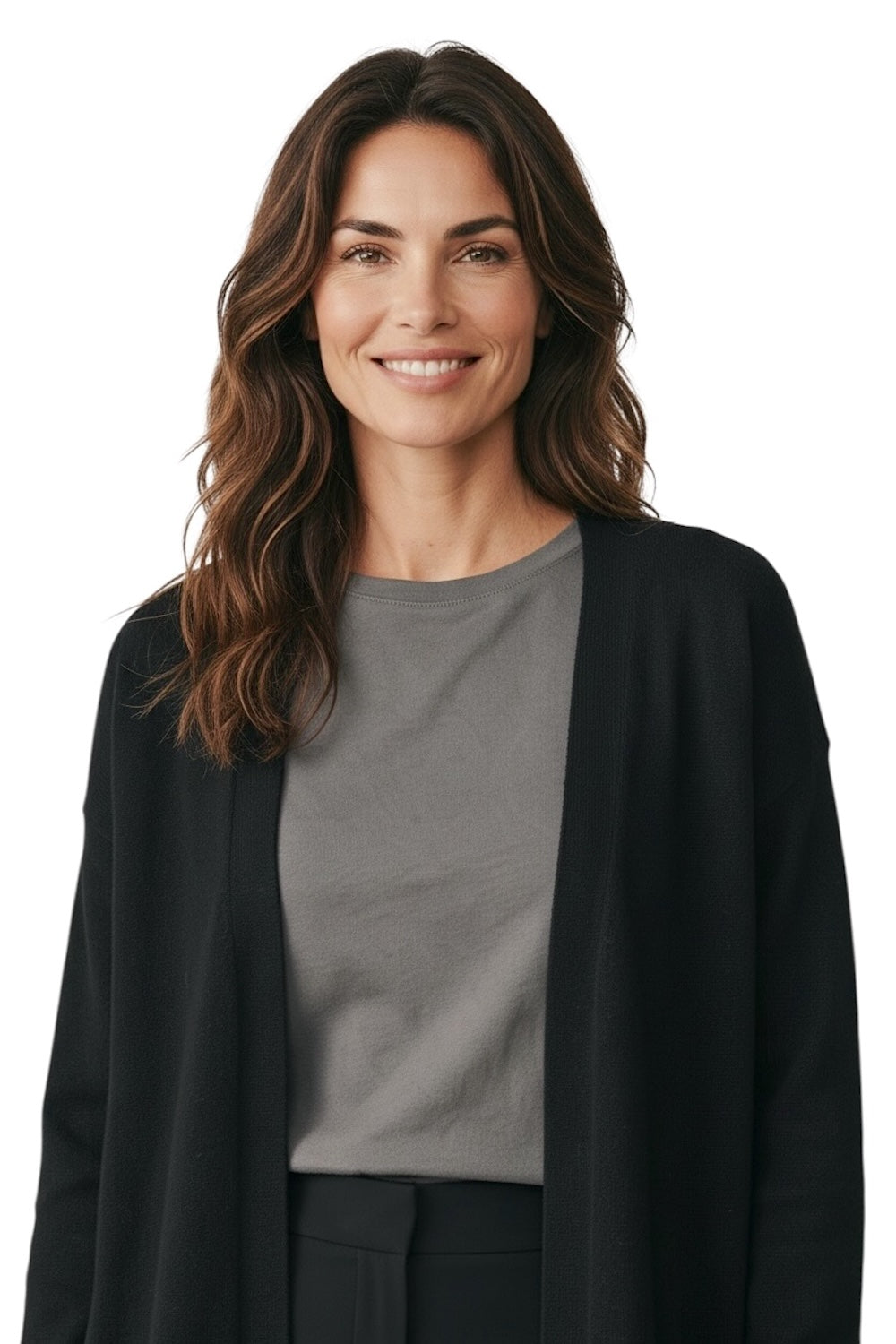 Cardigan nero Kontatto