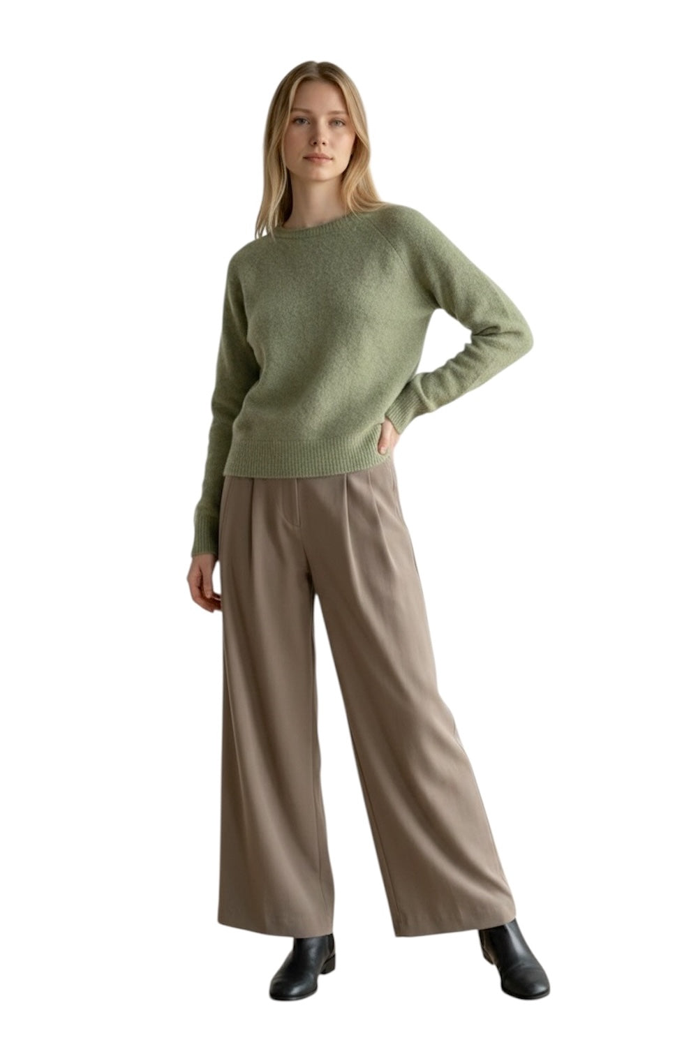 Kontatto olive green pullover