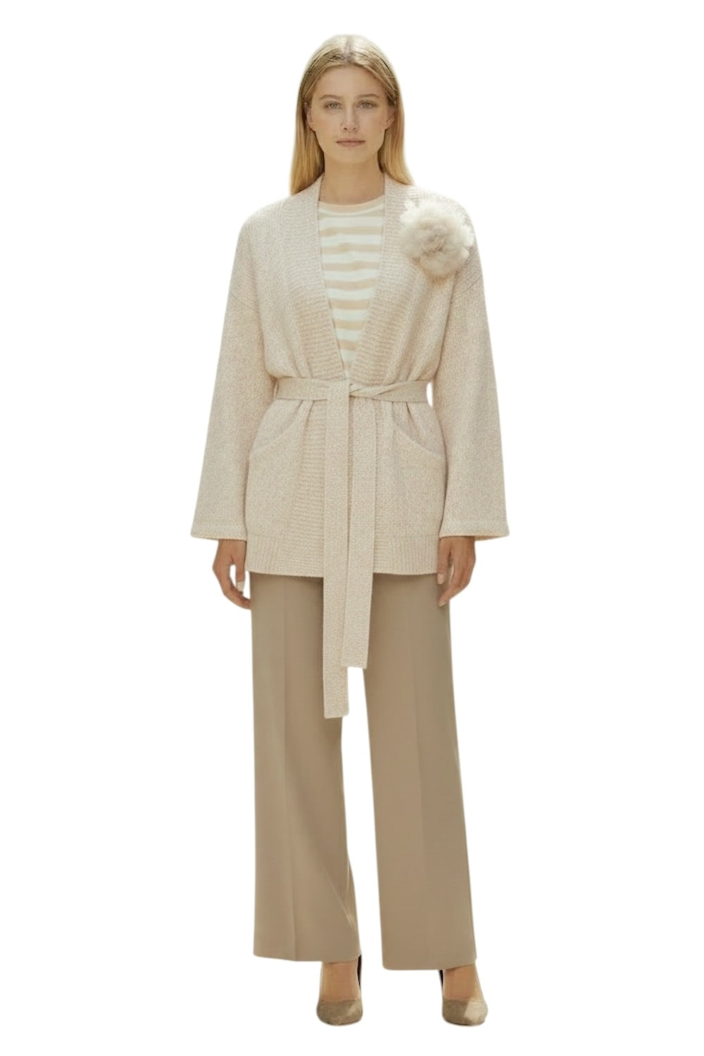 Cardigan beige Kontatto 