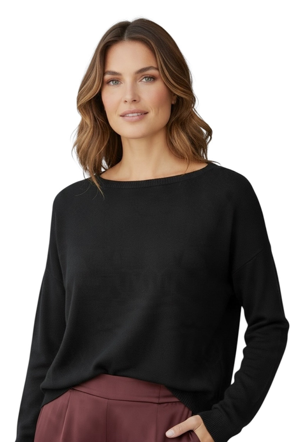 Kontatto black pullover