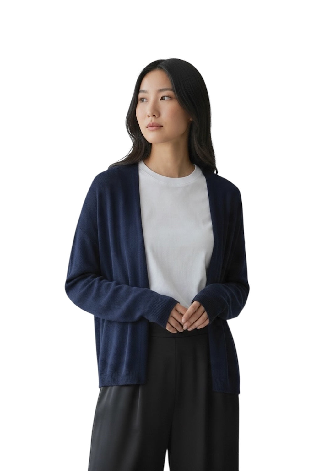 Kontatto blu cardigan