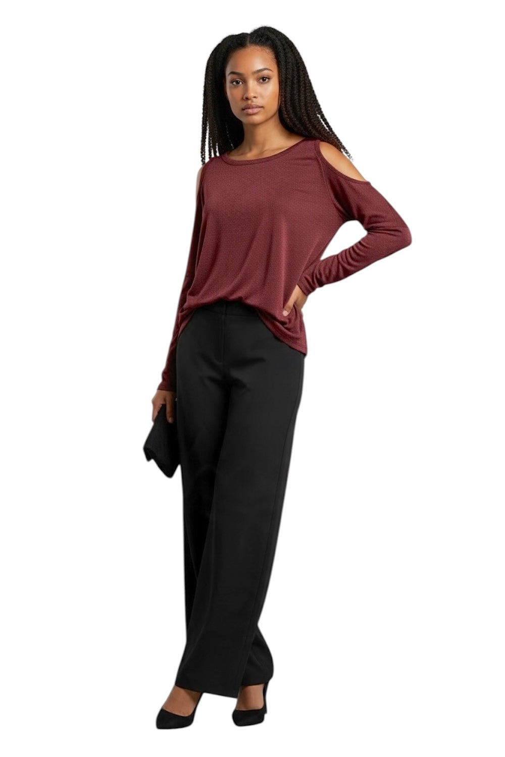 Kontatto wine red shirt