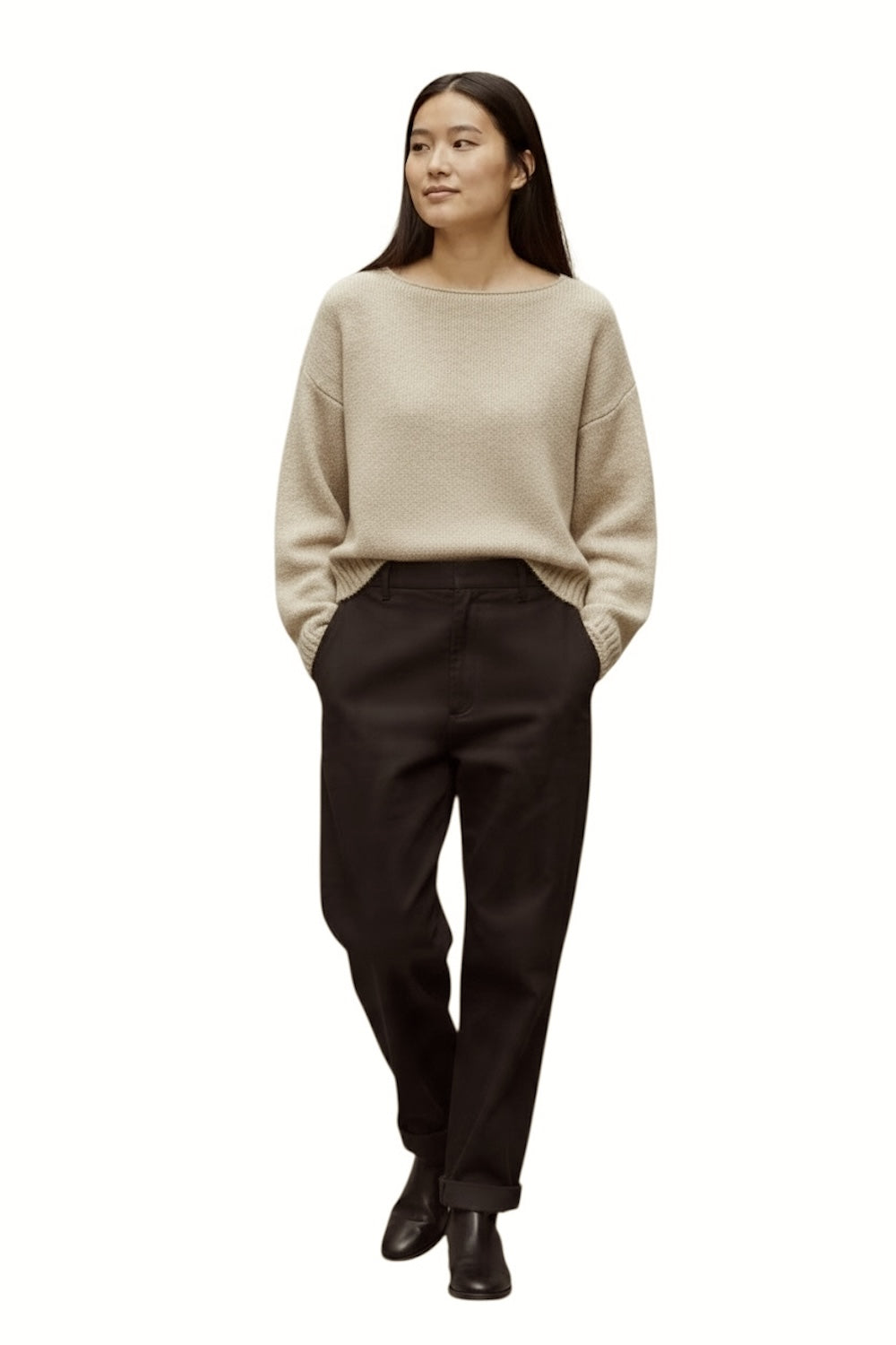 Kontatto beige pullover
