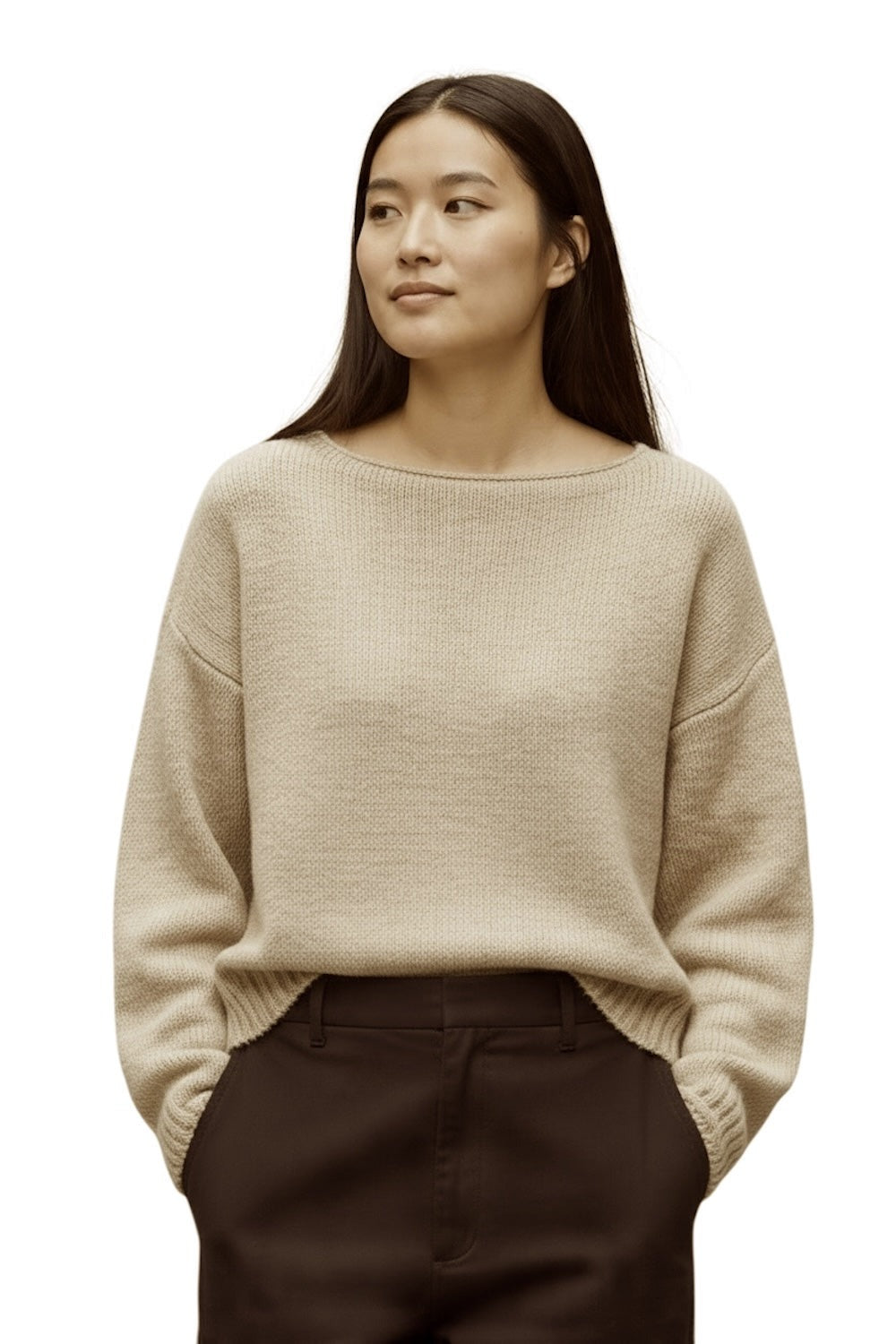 Kontatto beige pullover