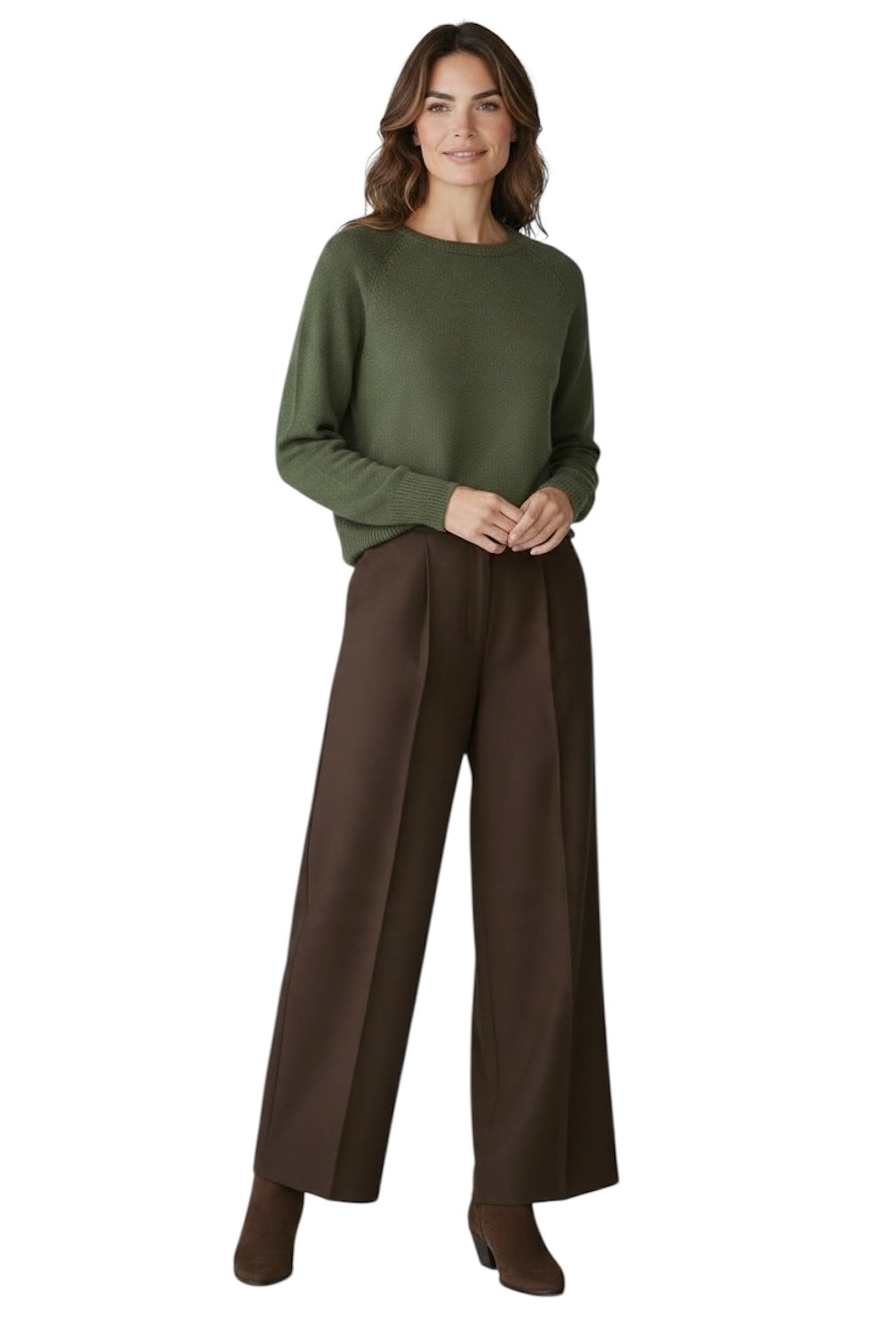 Pullover Vicolo in cashmere verde