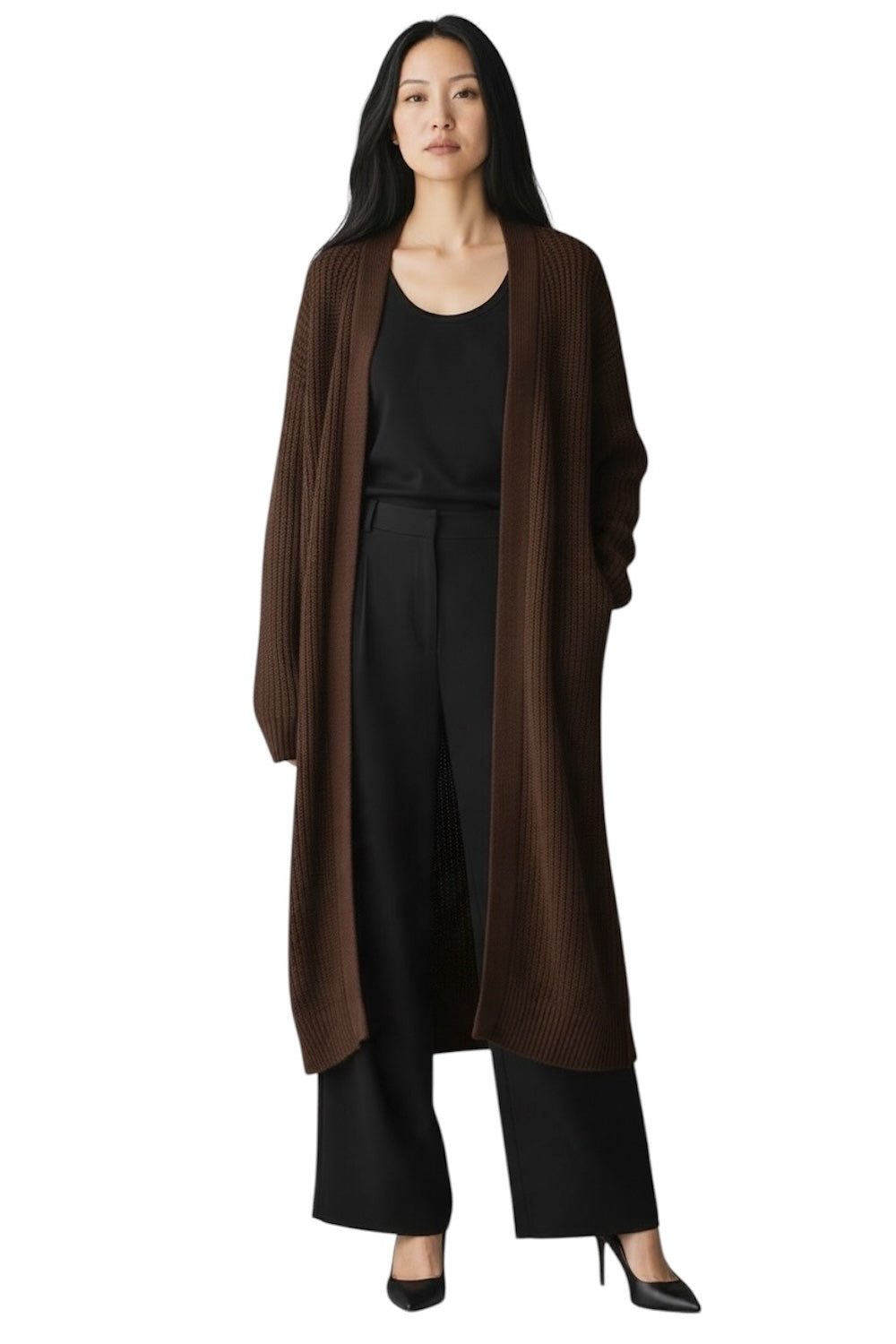 Vicolo braune Strickjacke