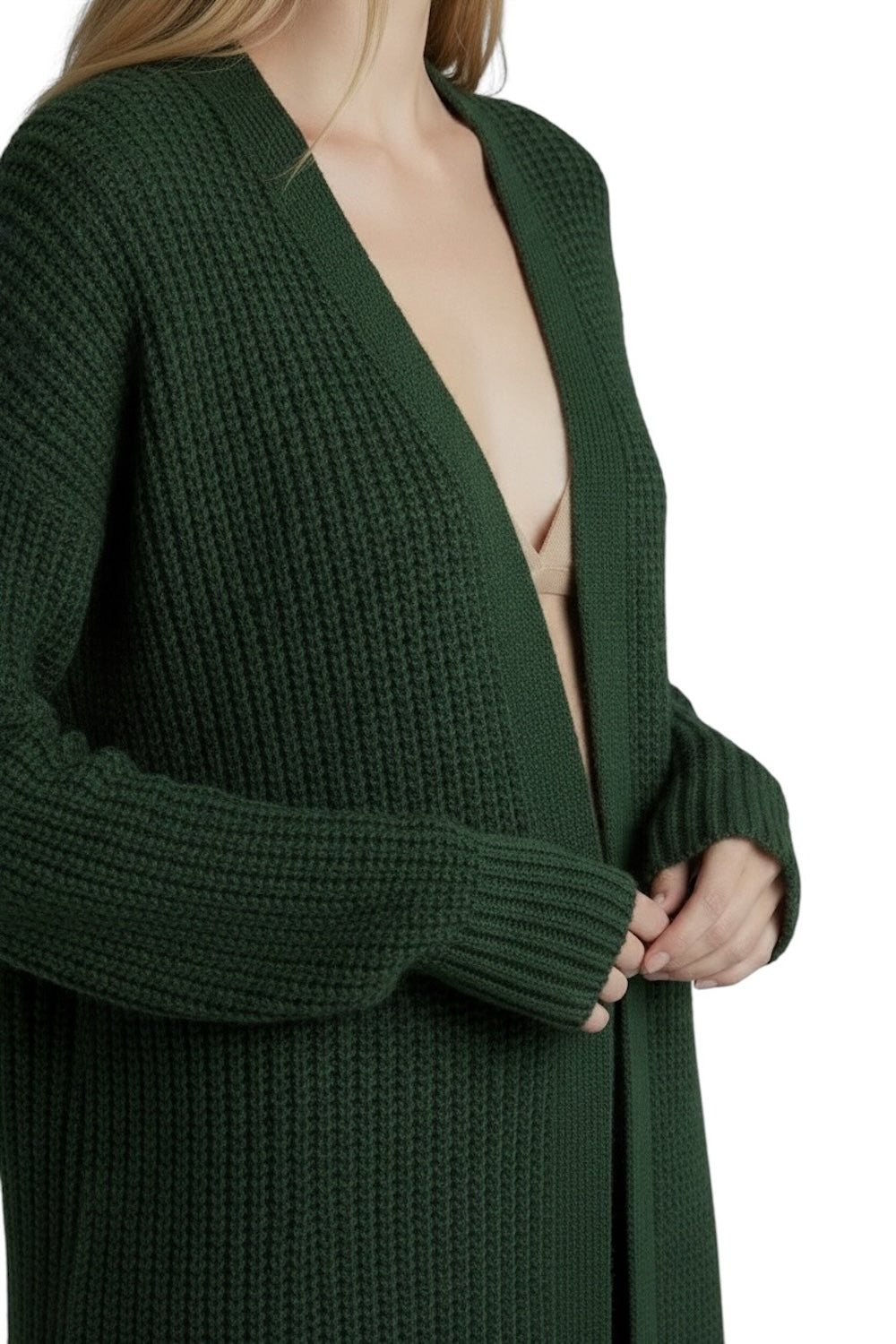 Cardigan verde scuro Vicolo