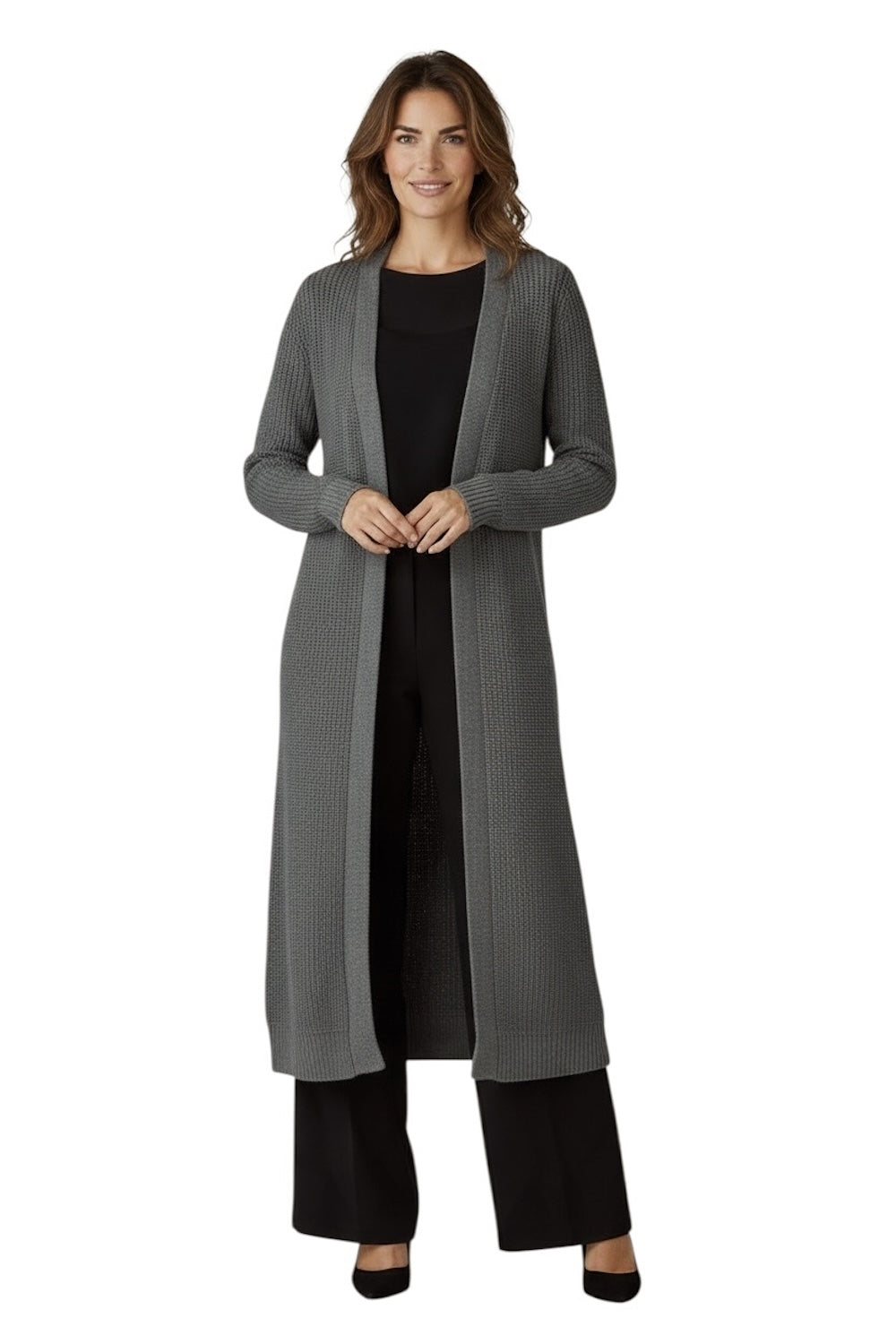Vicolo dark grey cardigan