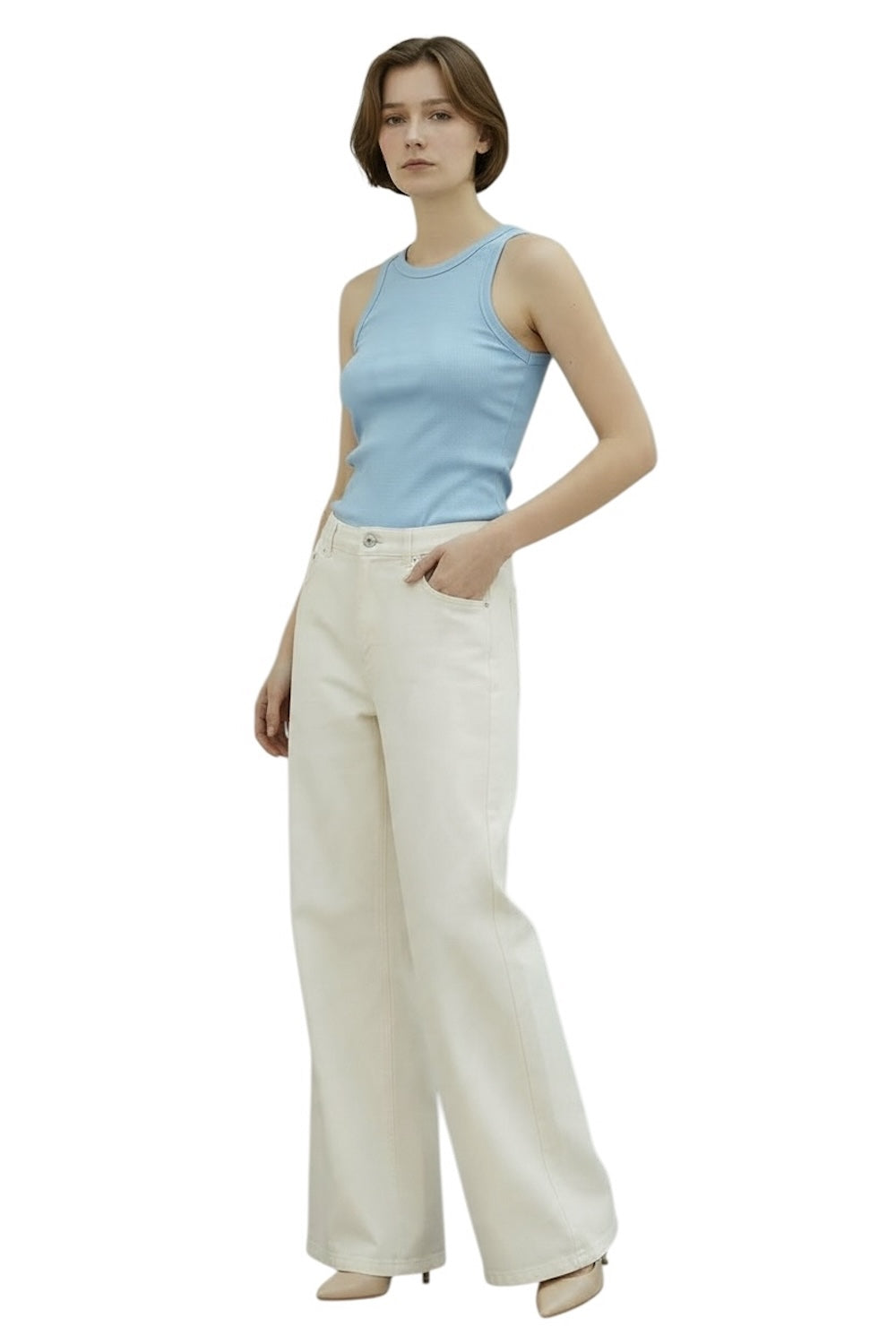 Vicolo light blue top
