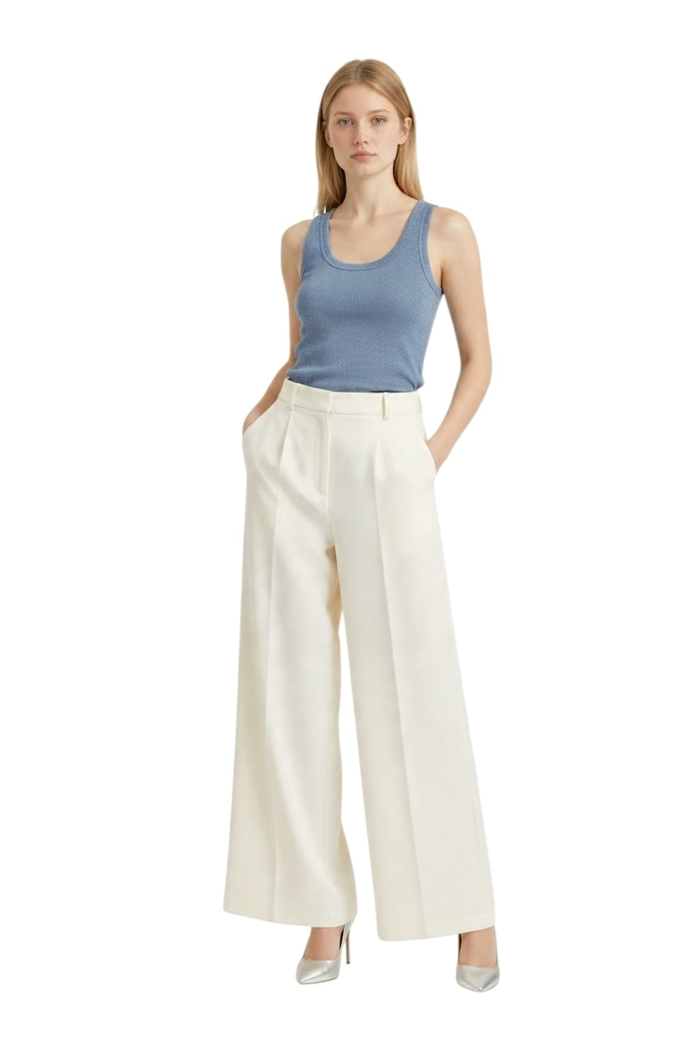 Vicolo Sky Glitter Top