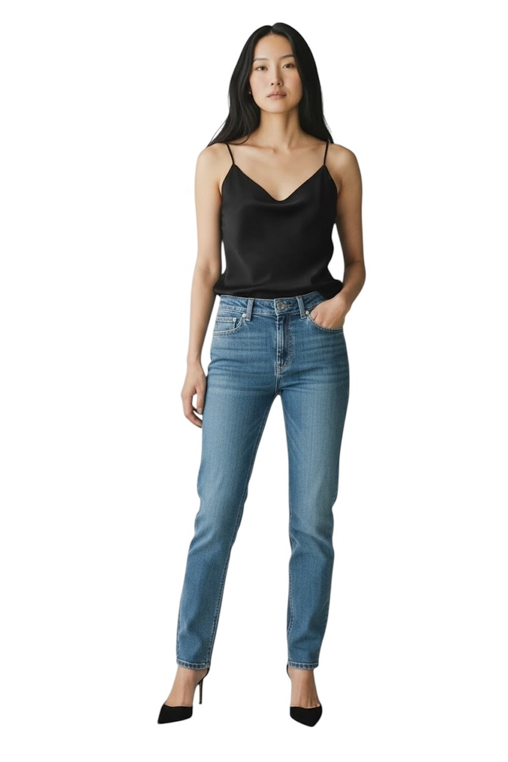 Jeans denim blu Vicolo Daisy