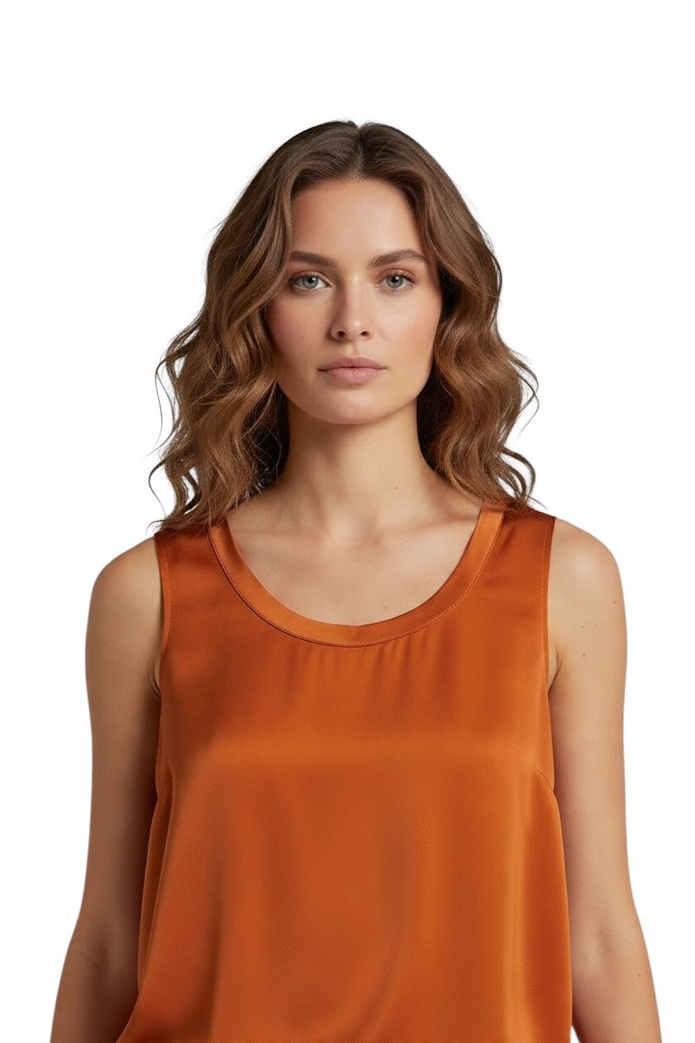 Vicolo rustfarbenes Top