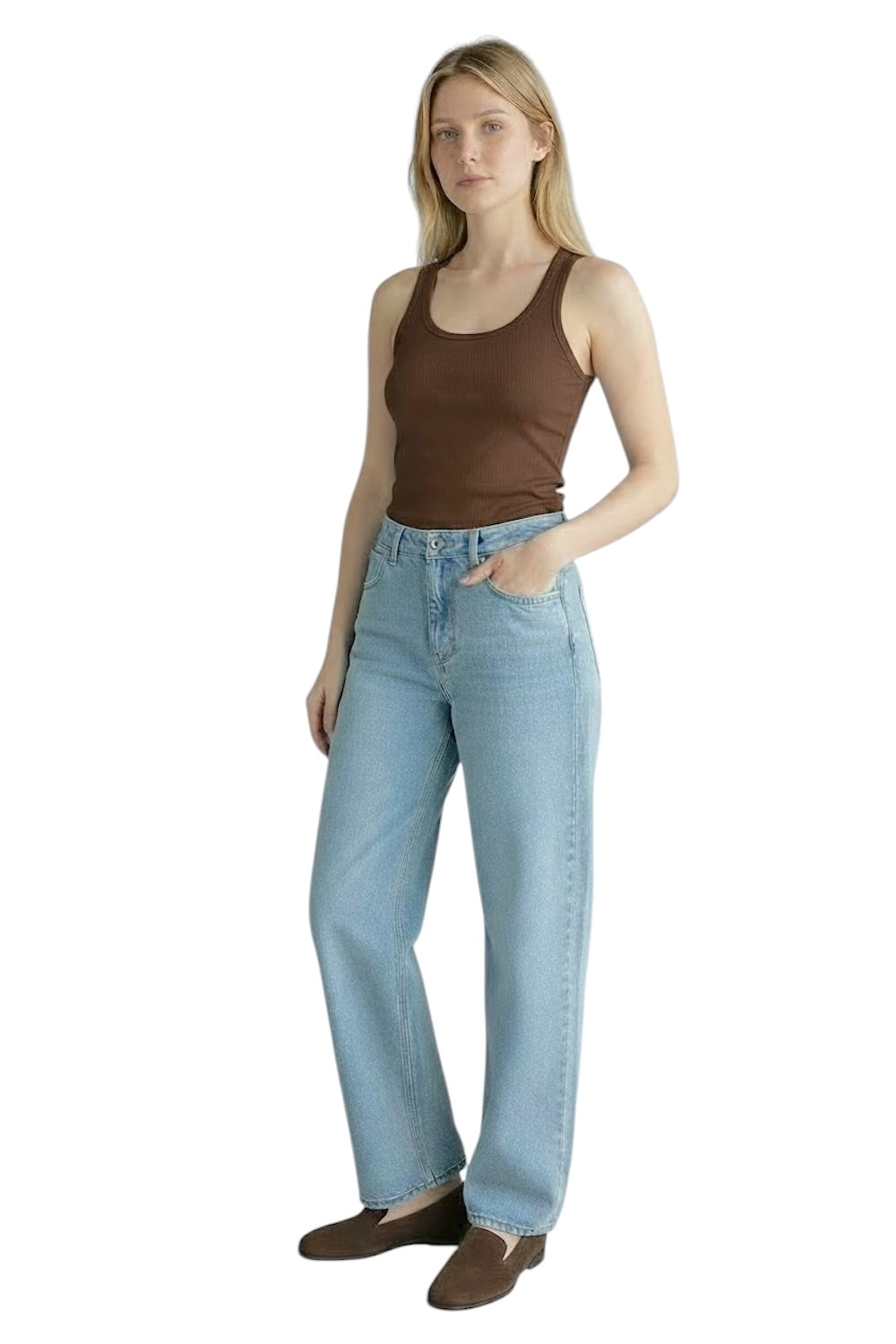 Jeans in denim azzurro chiaro Vicolo