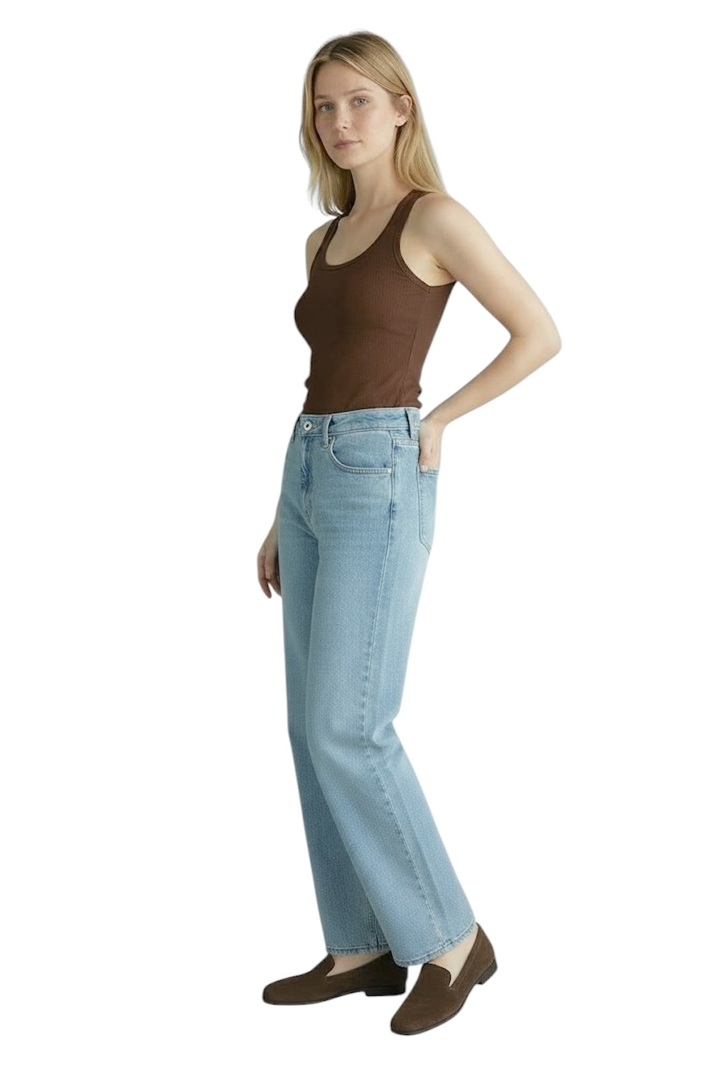 Jeans in denim azzurro chiaro Vicolo
