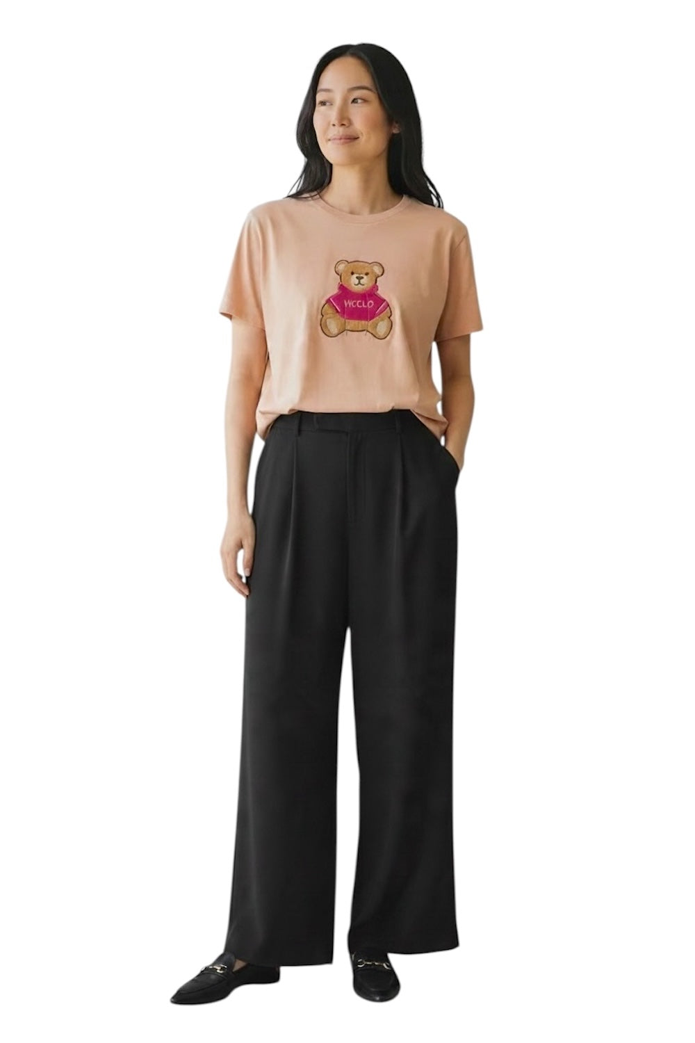 Vicolo bear pink t-shirt