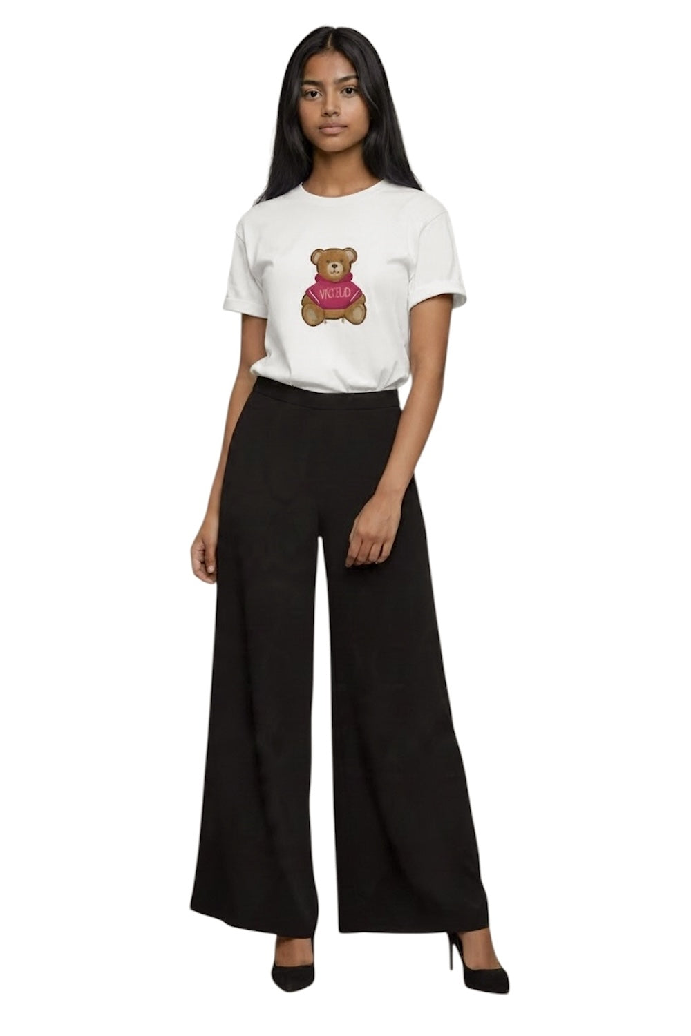 Vicolo bear white t-shirt