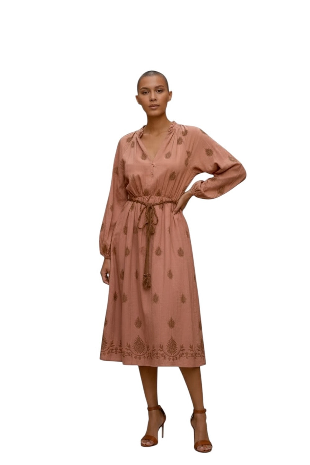 Dixie rust dress