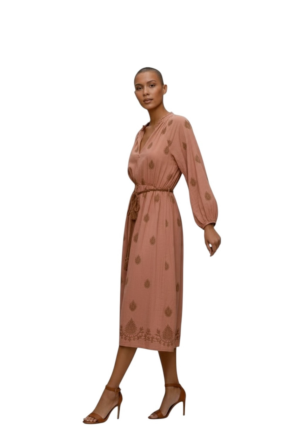 Dixie rust dress