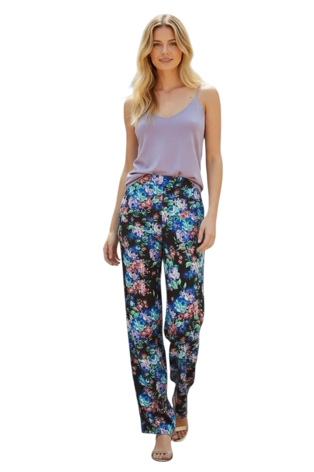 Kontatto black print pants