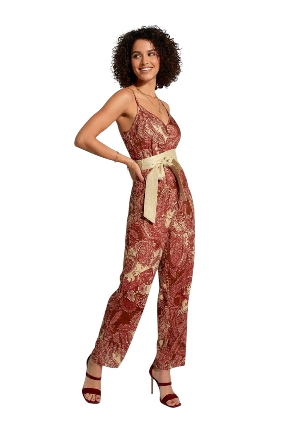Kontatto Jumpsuit in Ecru/India