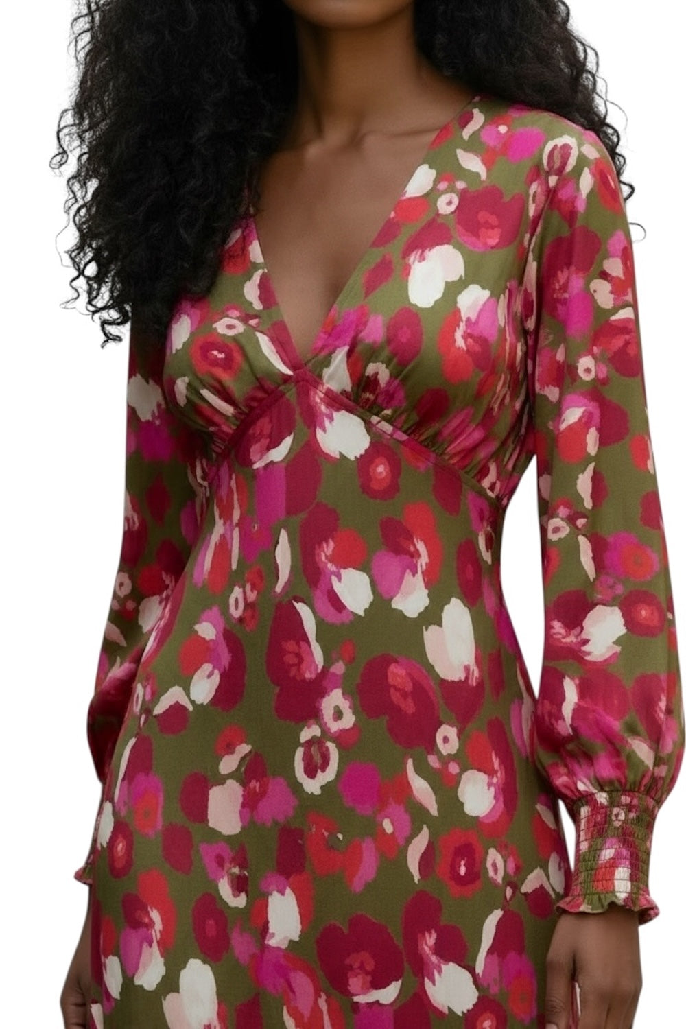 Saiph pistachio long dress